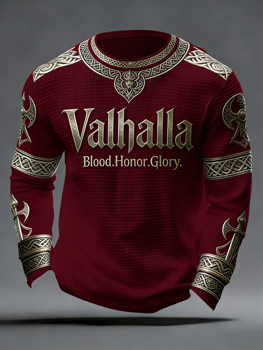 Herrens vikinga-stil Valhalla Våffle Topp