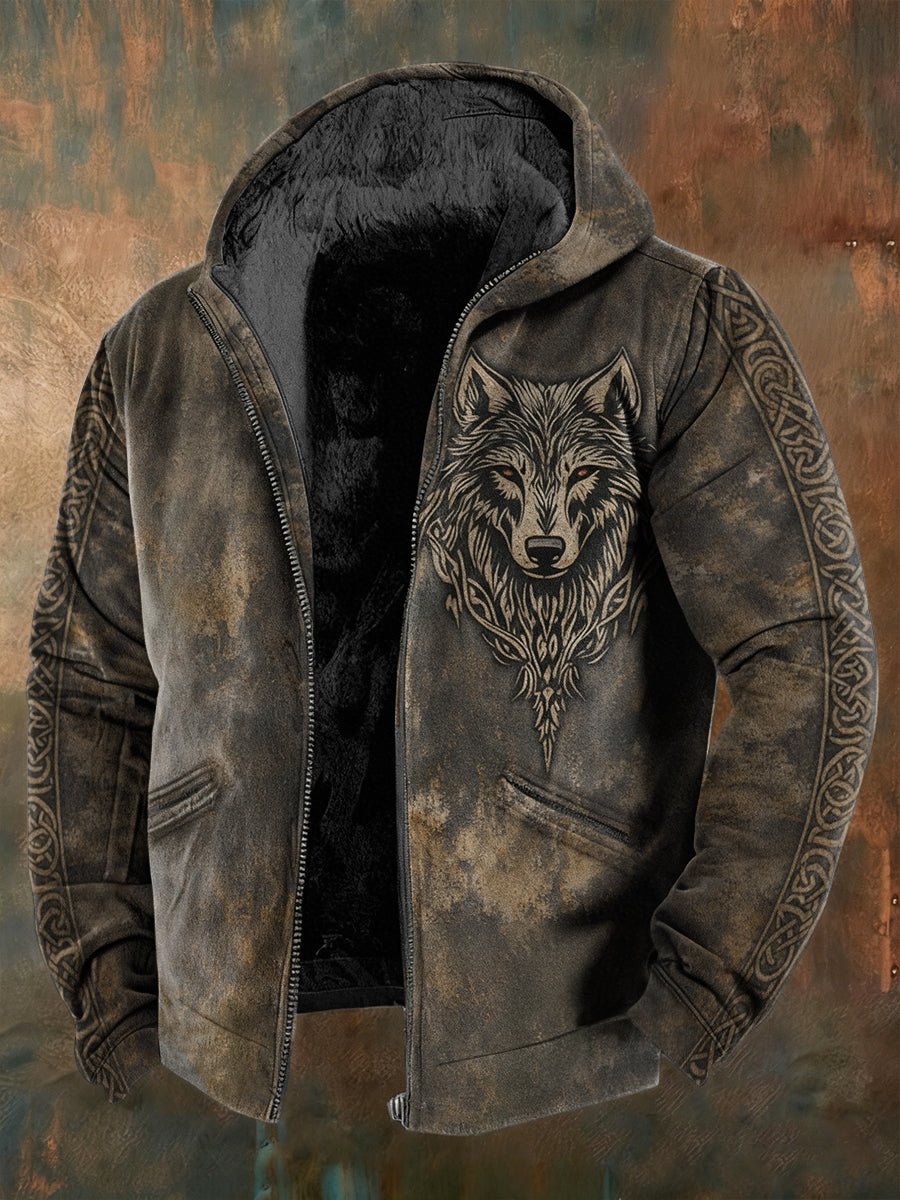 Viking fleece for herr jakke