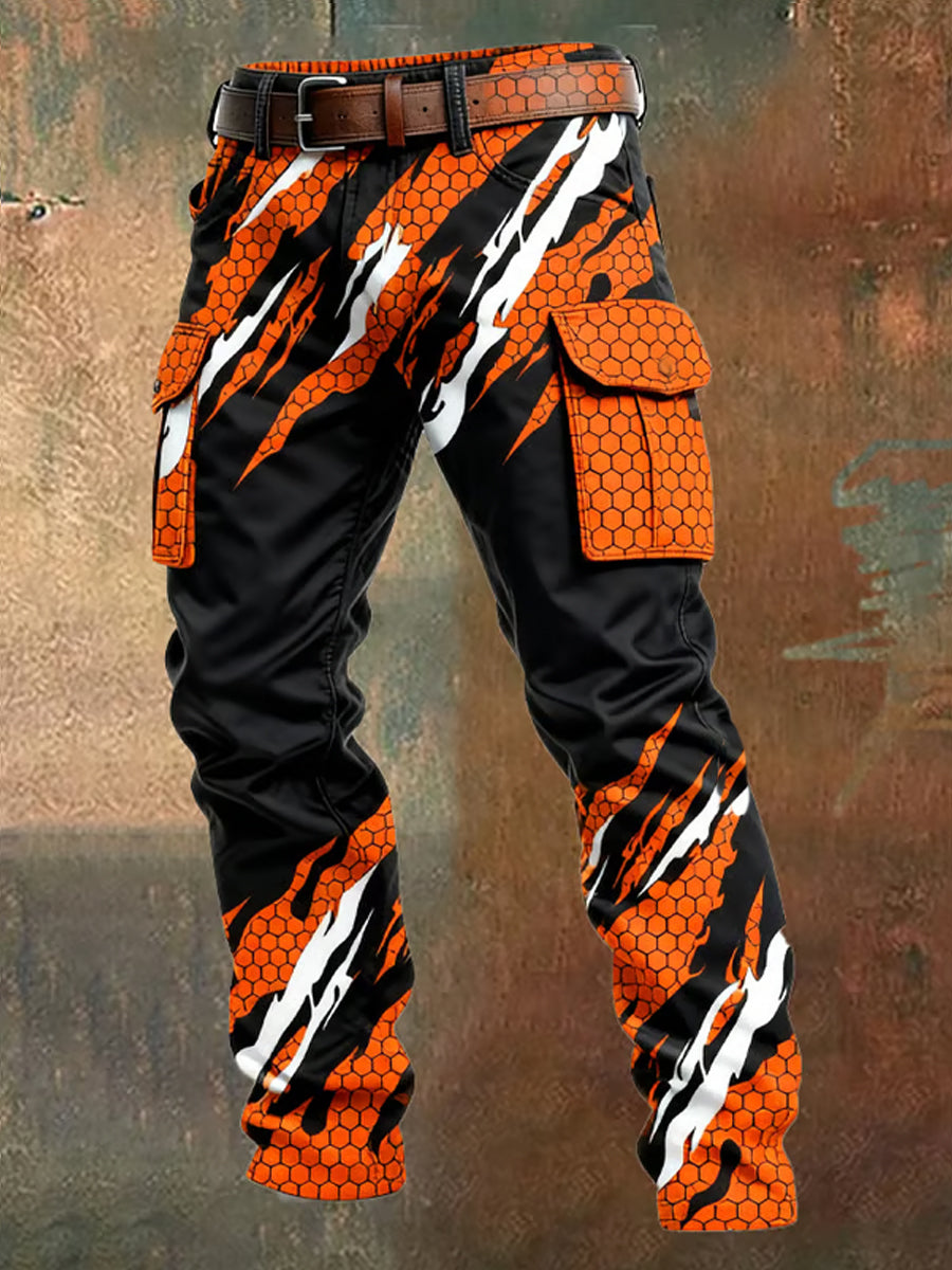 Menns retro forretningsstil tilfeldige arbeidsbukser