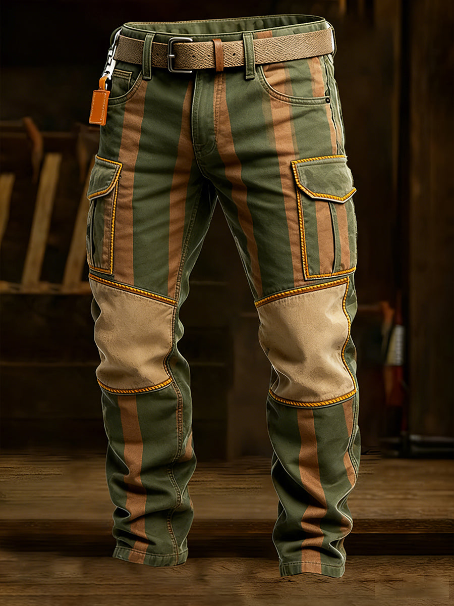 Mäns Retro Business Style Casual Work Byxor