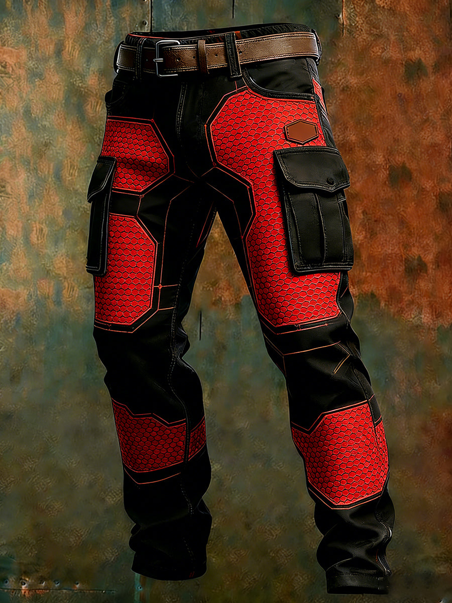 Mäns Retro Business Style Casual Work Byxor