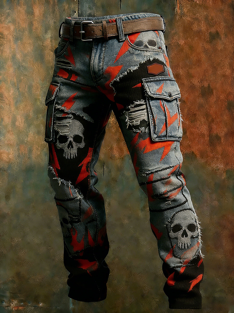 Mäns Retro Business Style Casual Work Byxor