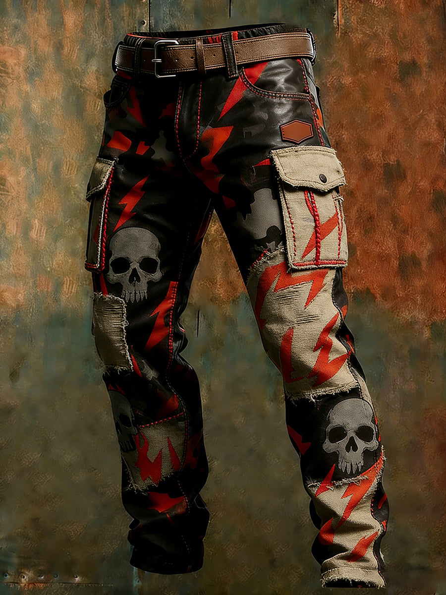 Mäns Retro Business Style Casual Work Byxor