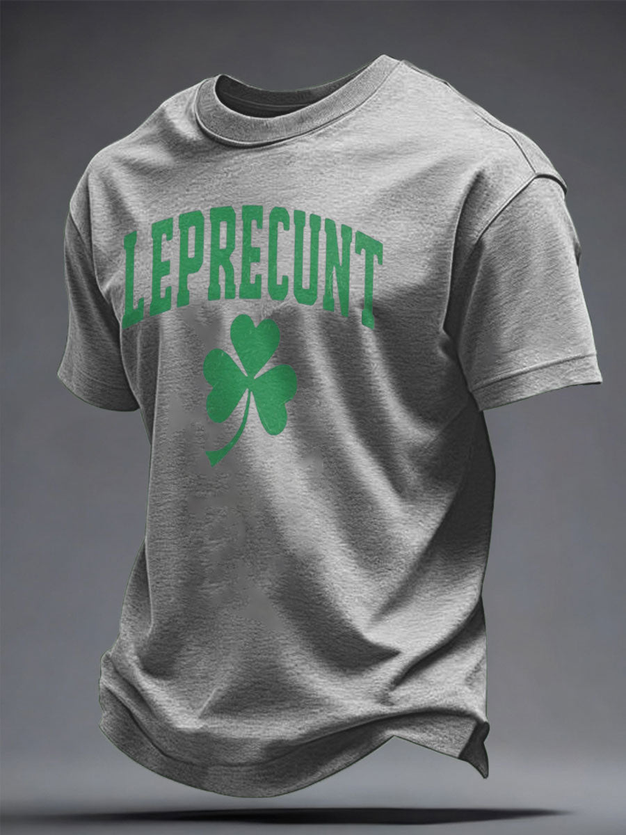 Unisex St. Patricks Dag Shamrocks Rolig tryckt T-shirt