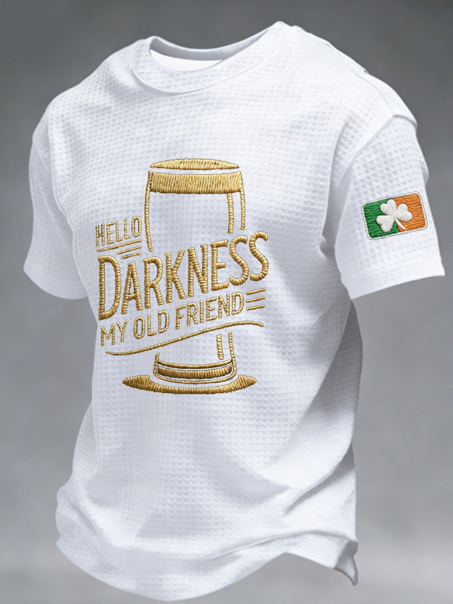 Herrens hej mörker Min gamla vän Våffle korta ärmar T-shirt