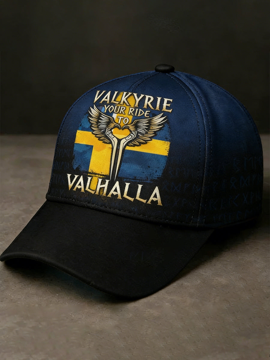 Unisex Svenska Viking-stil Print Hat
