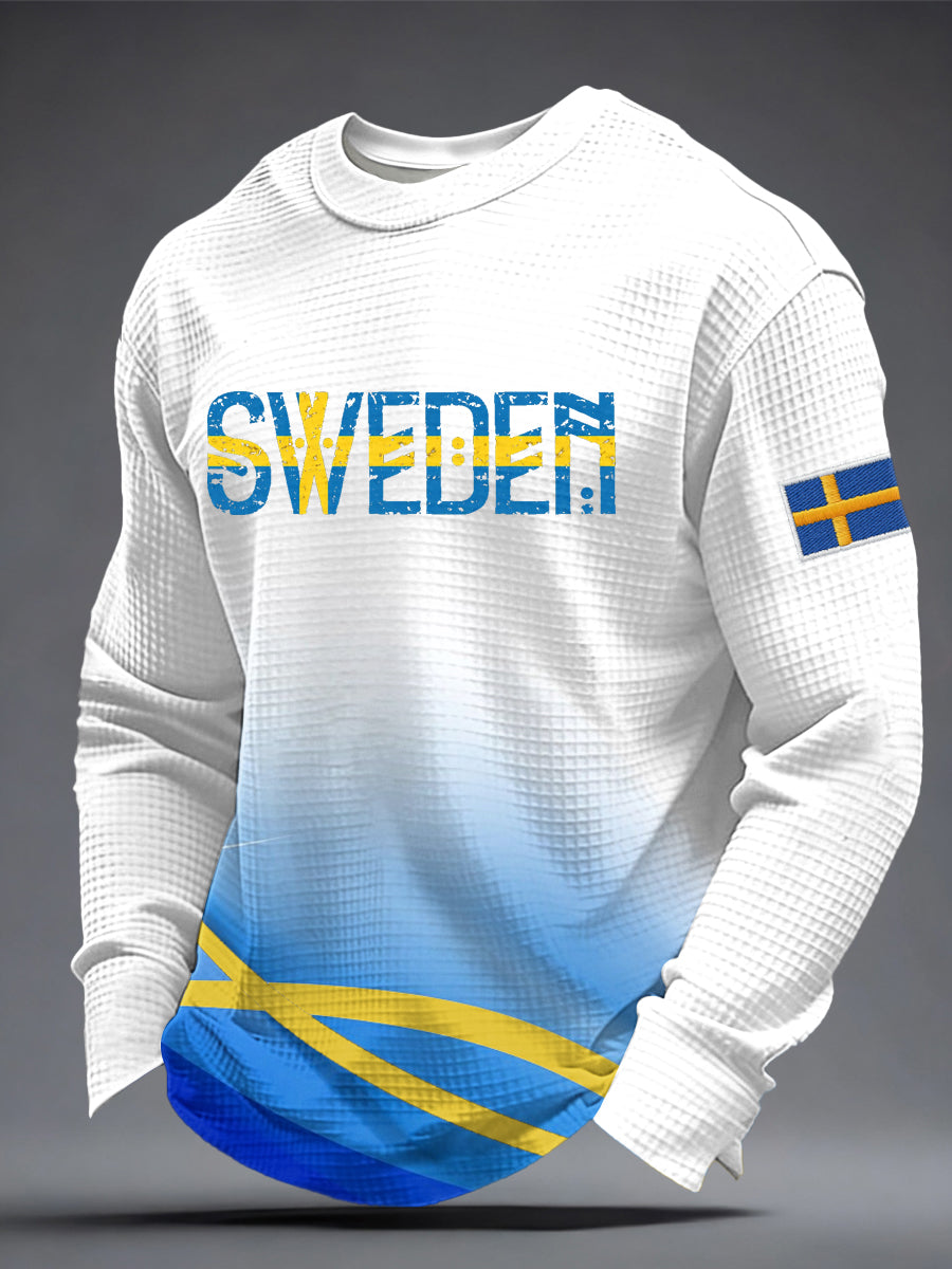 Mäns svensk konst våffla topp