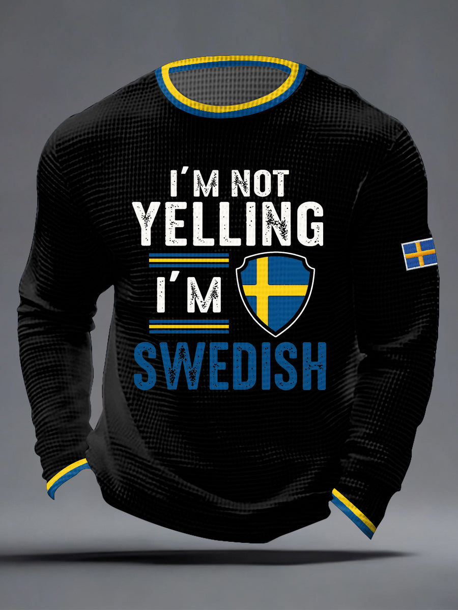 Mäns svensk konst våffla topp