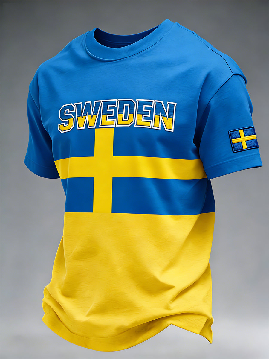 Tryckt tröja för män