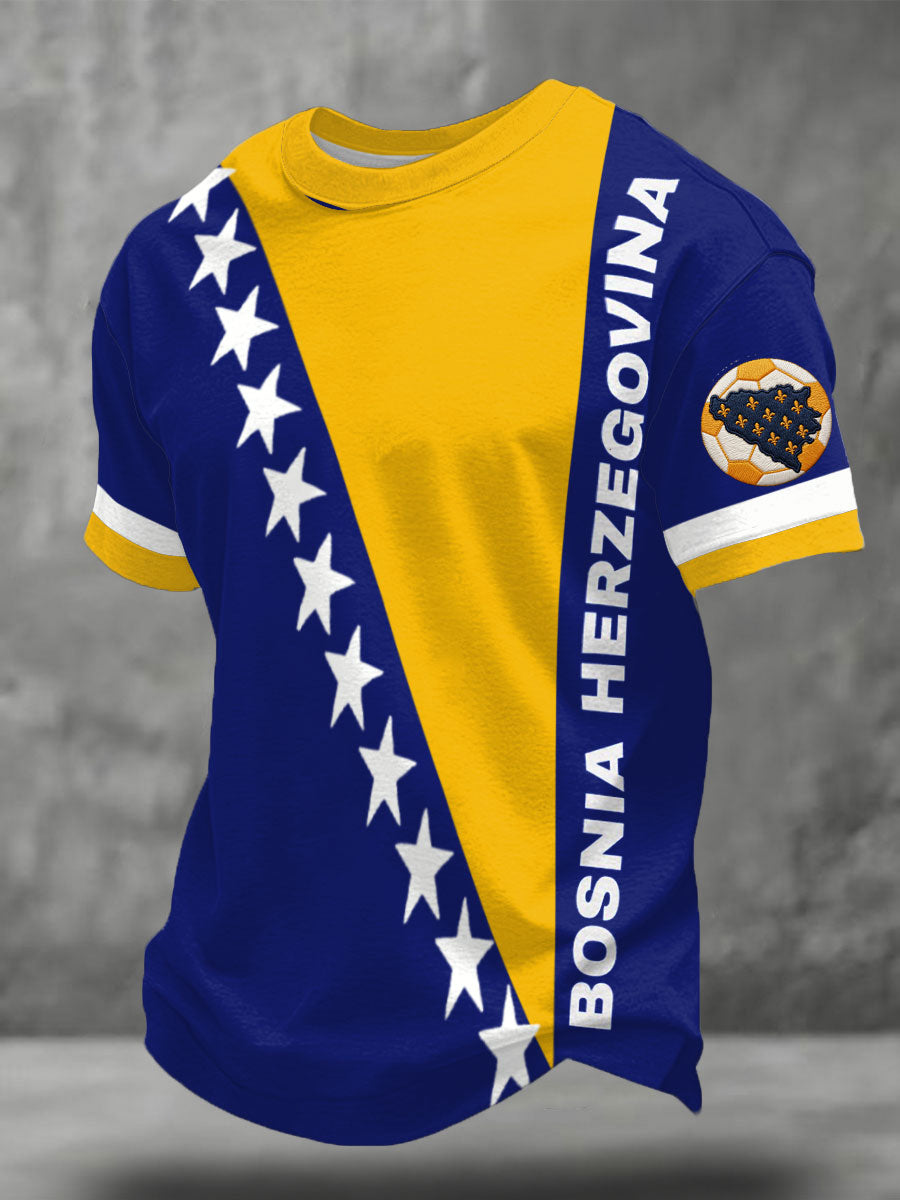 Herr Bosno ZMAJEVI Fotbollslärares tryckt t-shirt