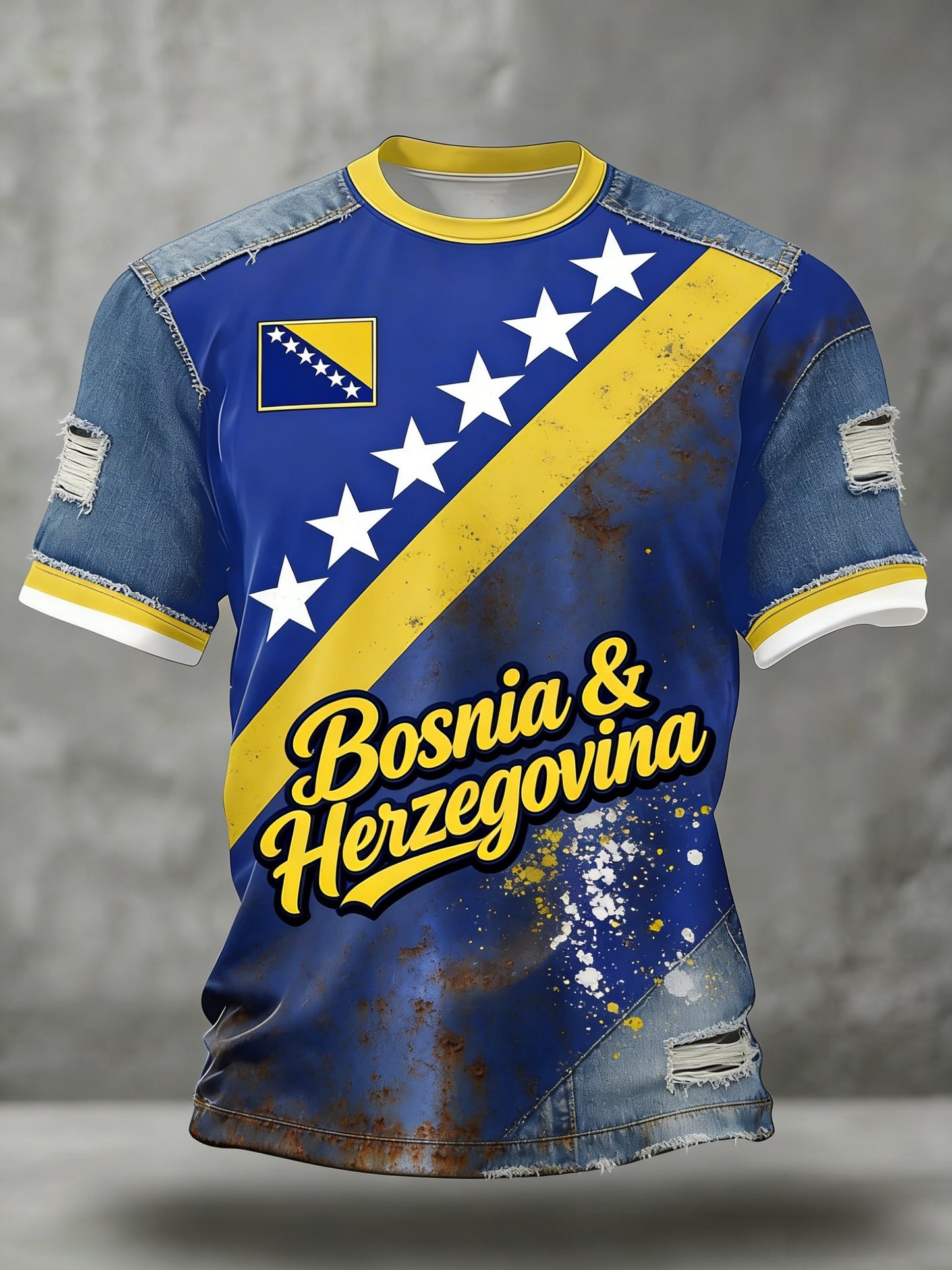 Herr Bosno ZMAJEVI Fotbollslärares tryckt t-shirt