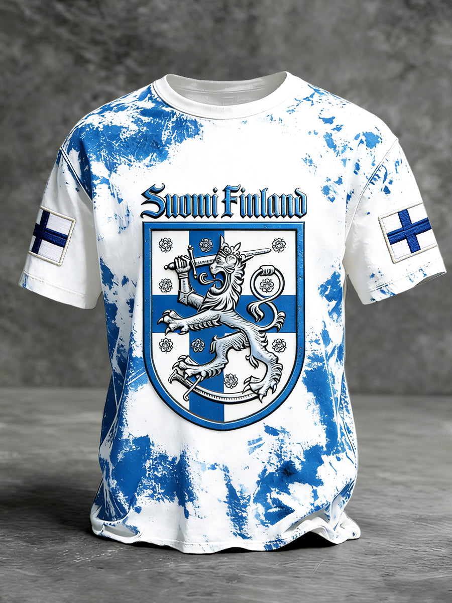 Finske Suomi T-skjorter for menn