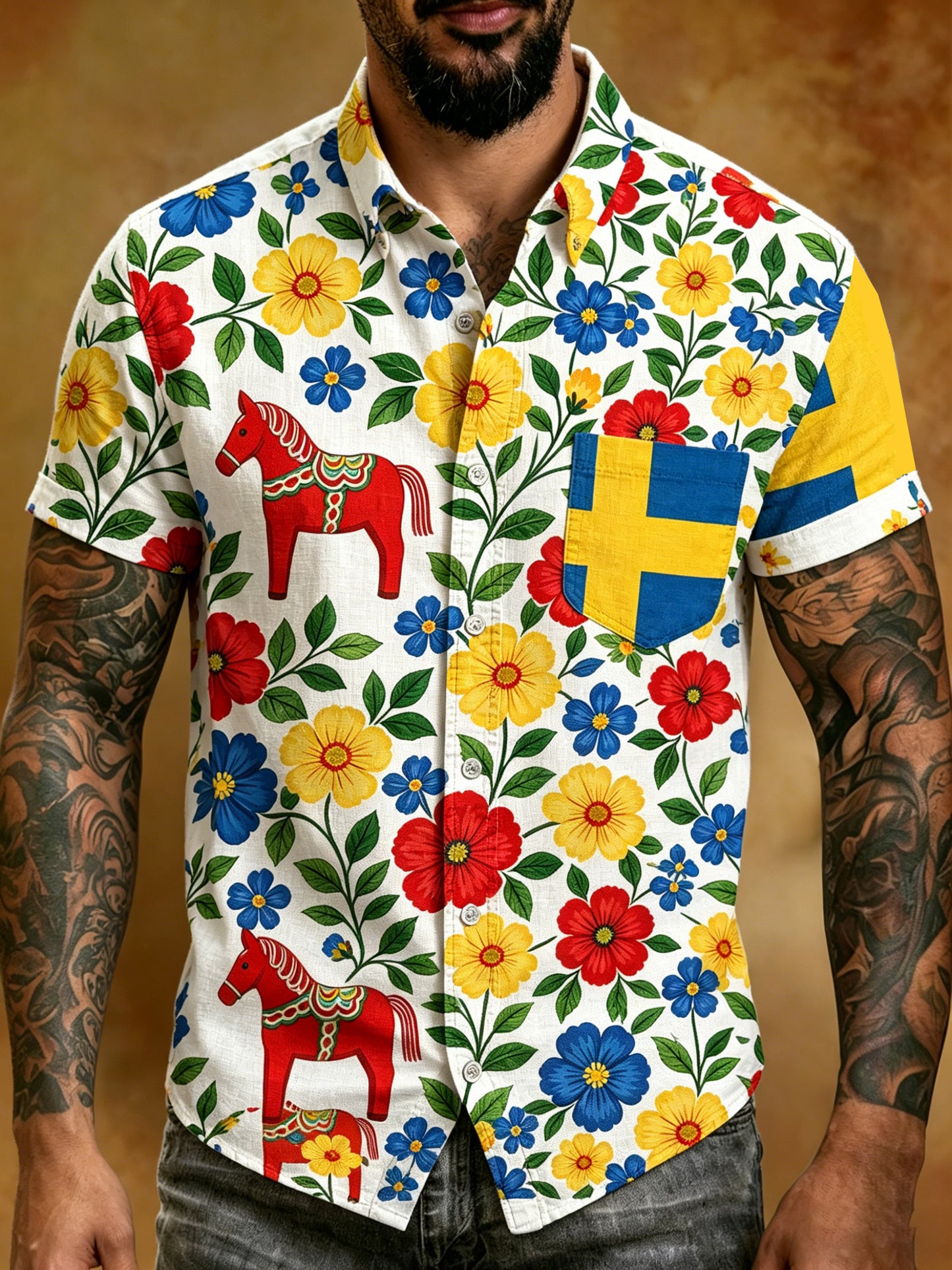 Herrens svenska midsommarfestival minneskonst Print