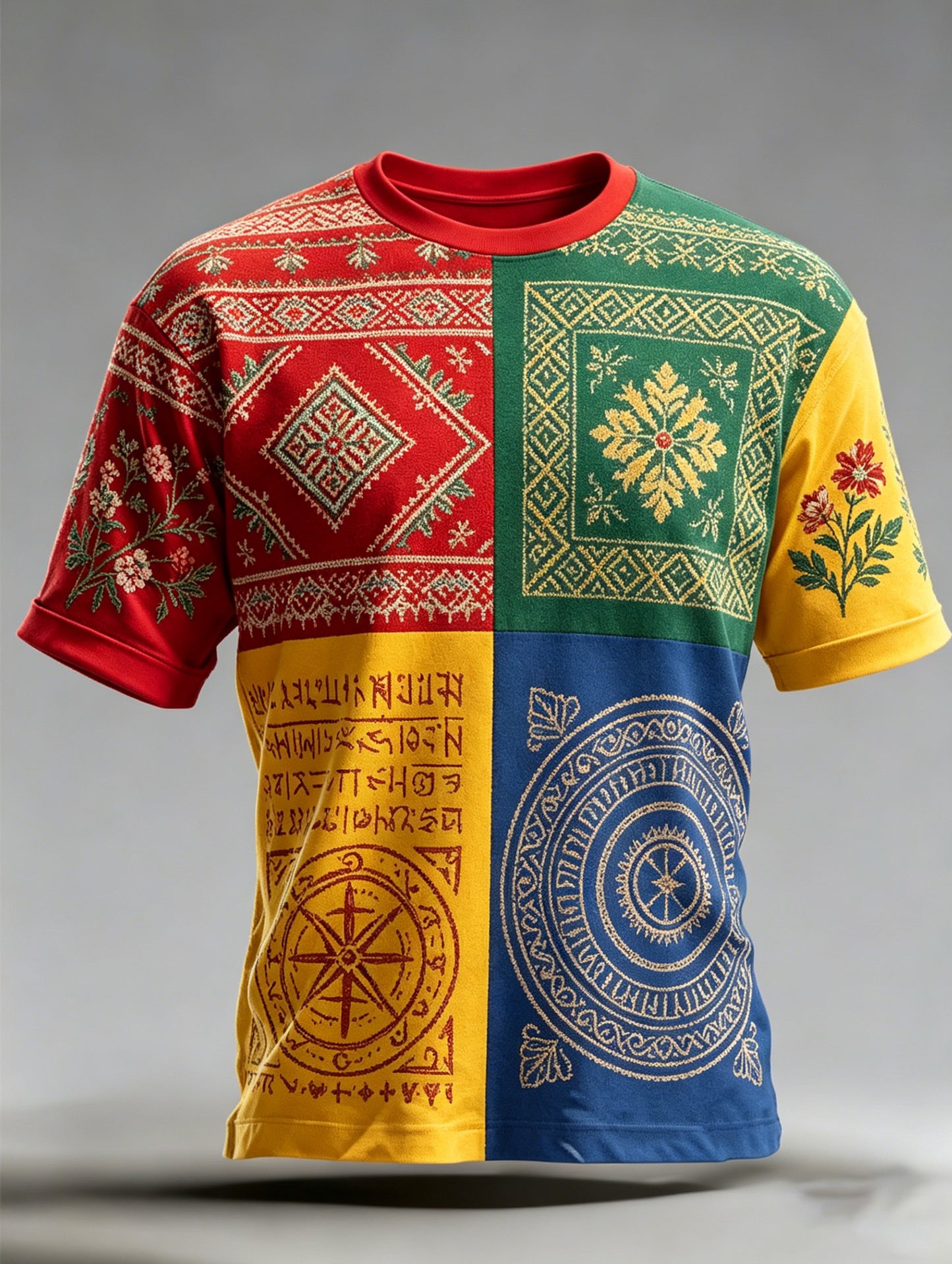 Herrens norska samiska nationaldag minneskonst Skriv ut kortärm T-shirt
