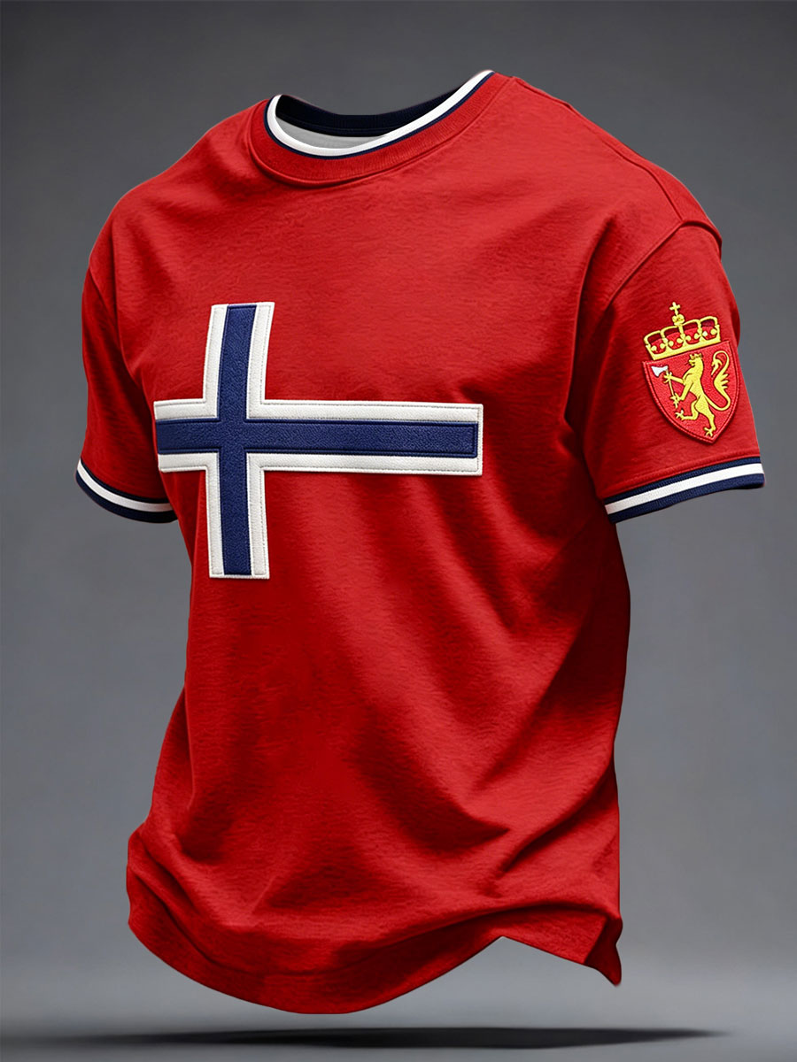 Mäns Norge T-shirt