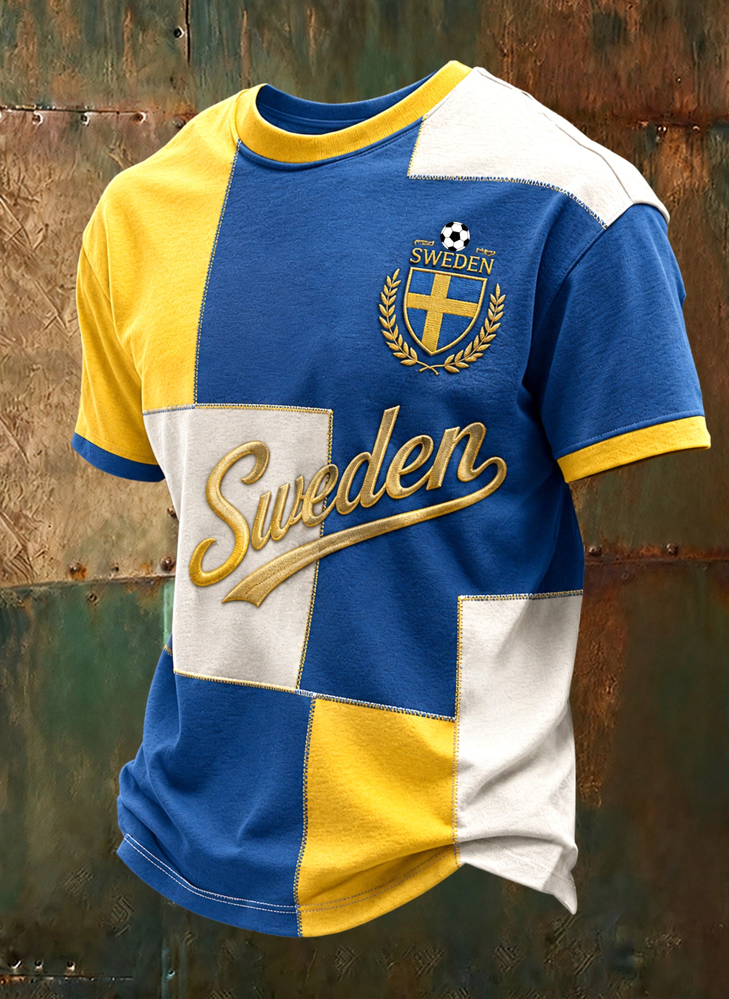 Herrarnas fotbollsmatch – hejarklackkonsttryck T-shirt