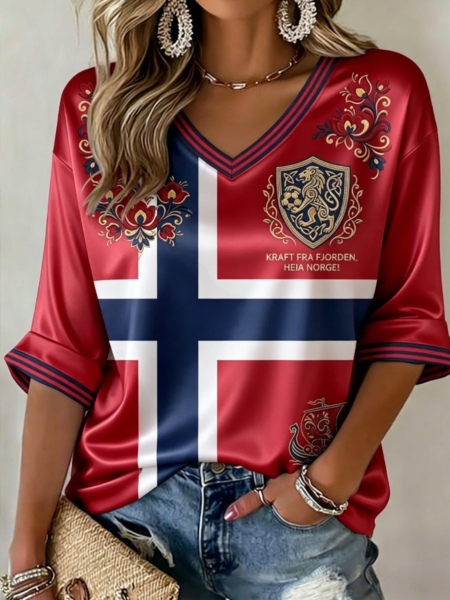 Kvinner Retro Norge 2026 fotballvift