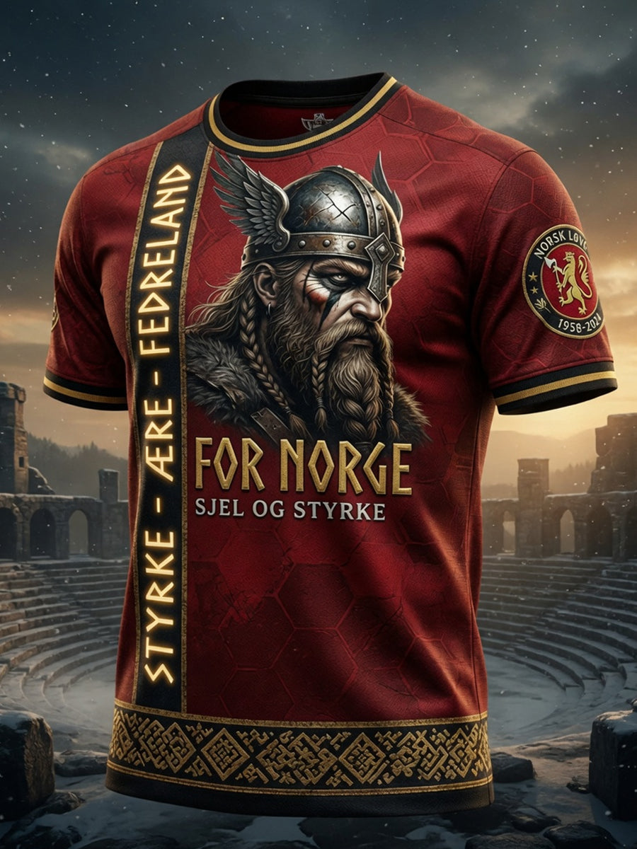 Retro Norge 2026 Fotball-tema