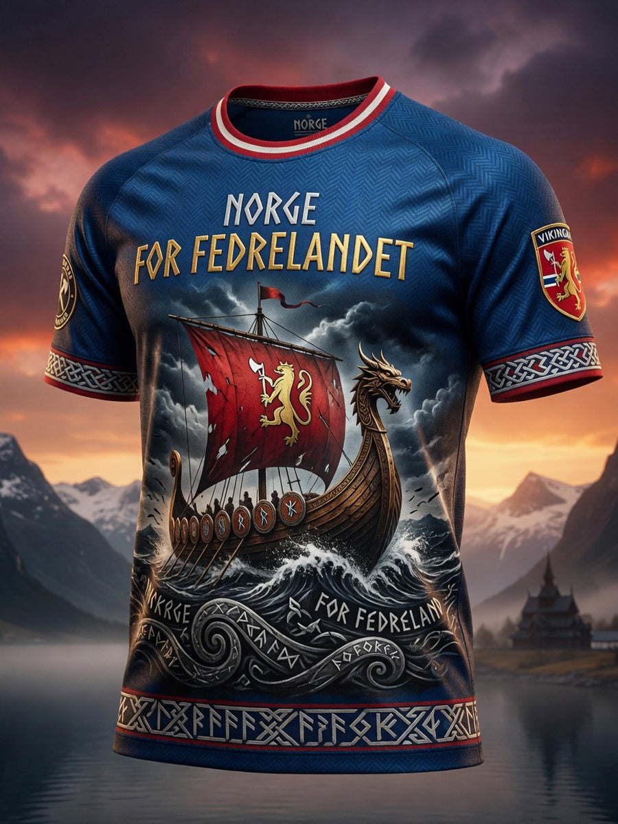 Retro Norge 2026 «Forover» T-shirt