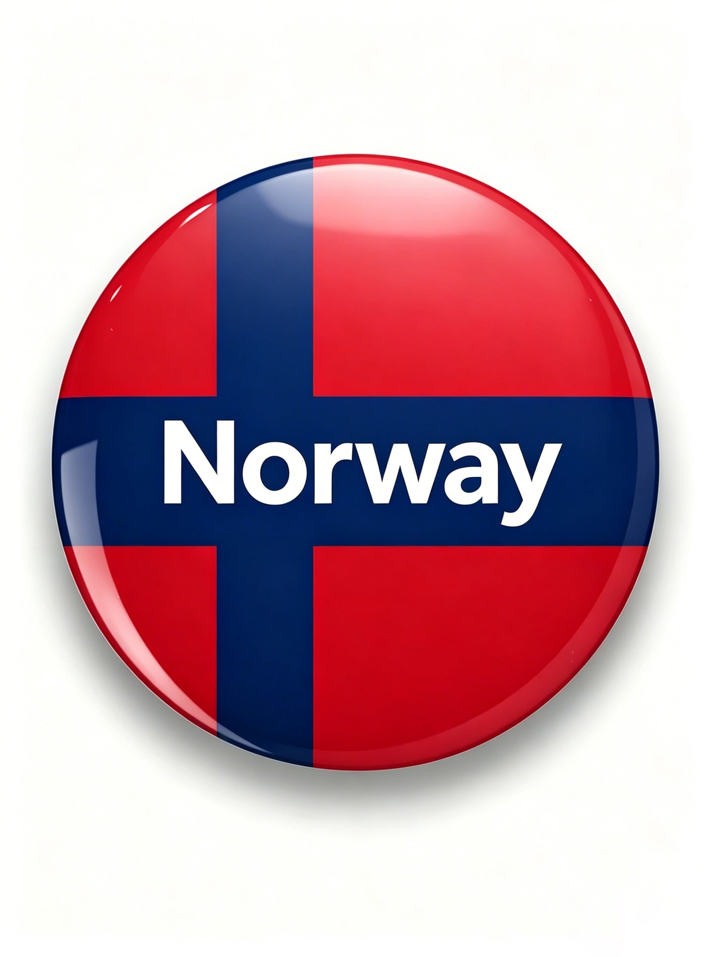 Unisex Norge Fotballkamp Heiar Kunsttrykk Merke