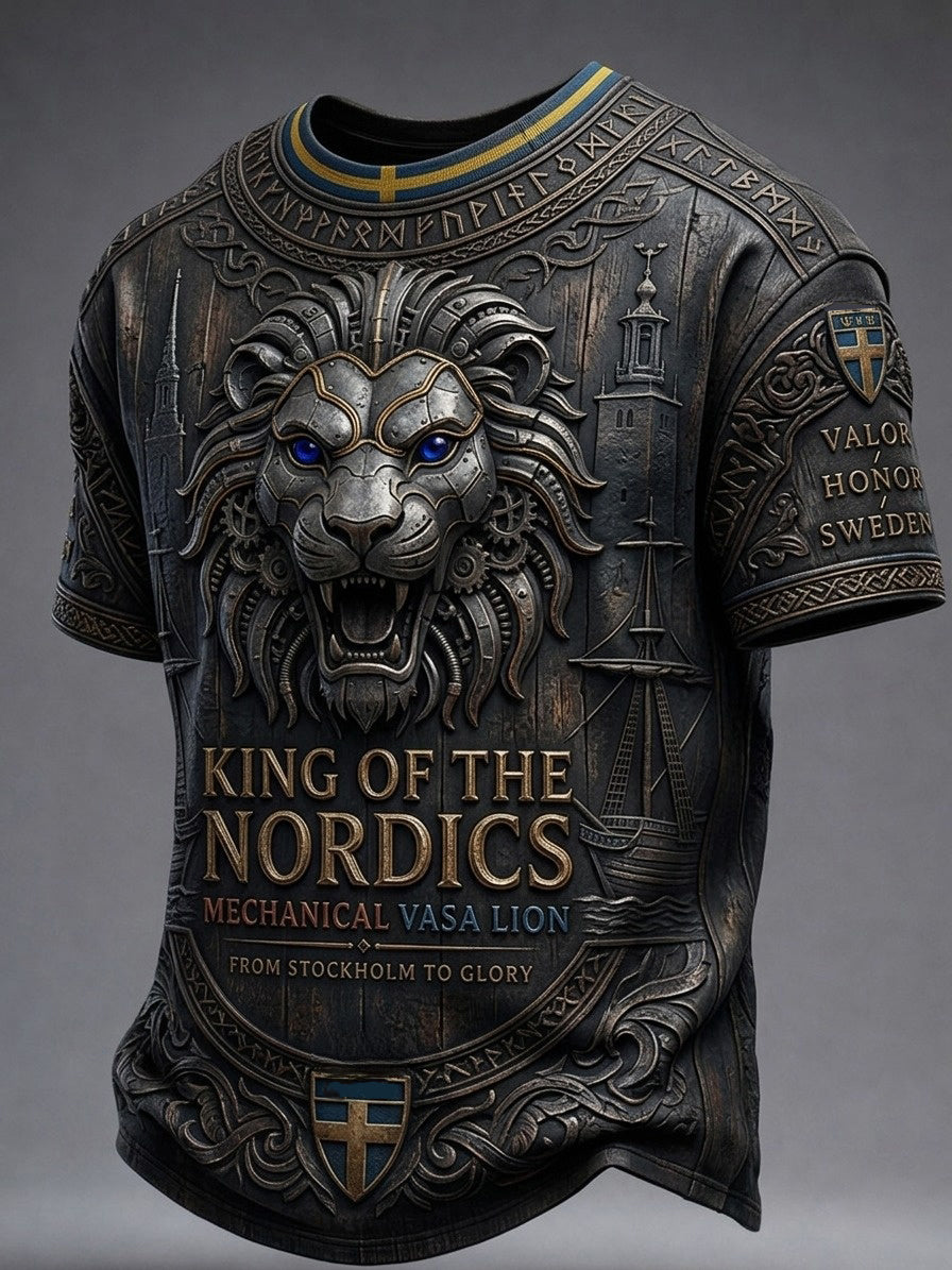 Herrtröja med tryck: Svensk fotbollslärd 2026
