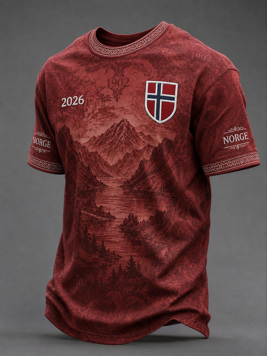 Menns norske fotball-T-skjorter