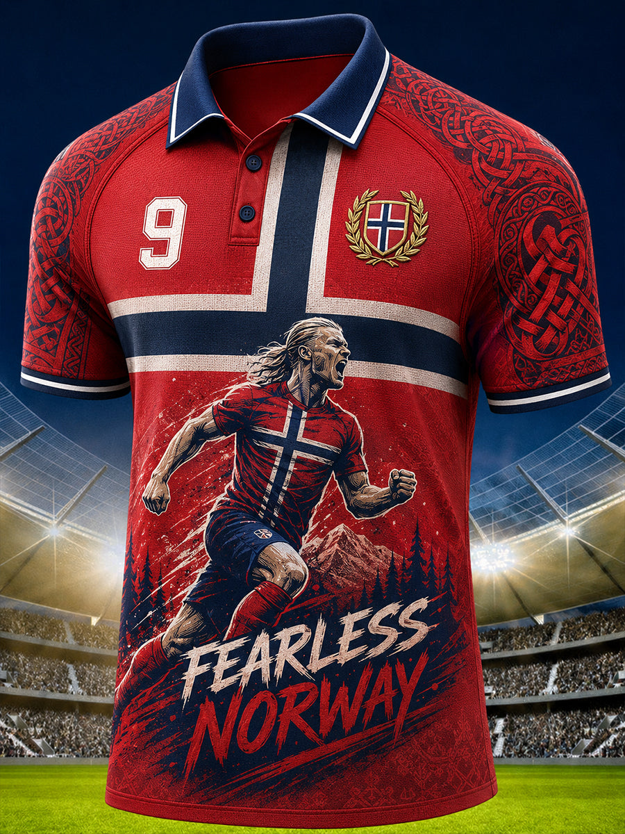 Viking fotball-trykk for herrer