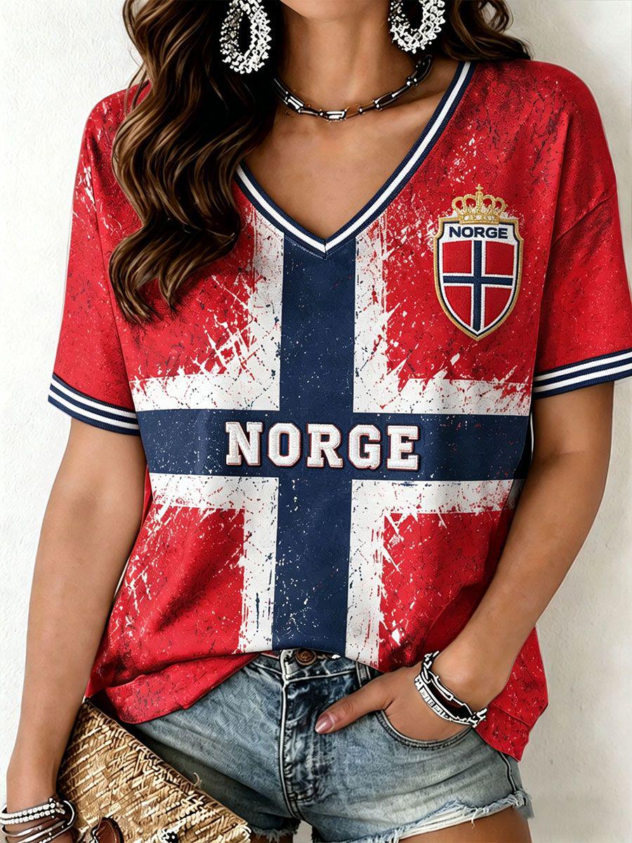Kvinner Norge T-skjorte