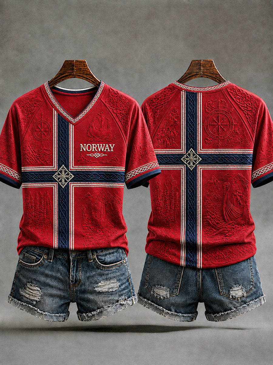 Kvinners norske vikingspirit-fritidstrøye