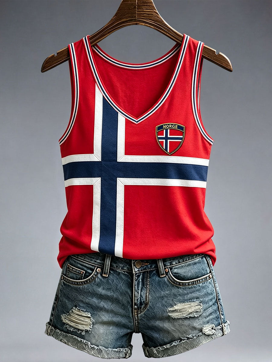 Kvinnenes Norge-tanktopp