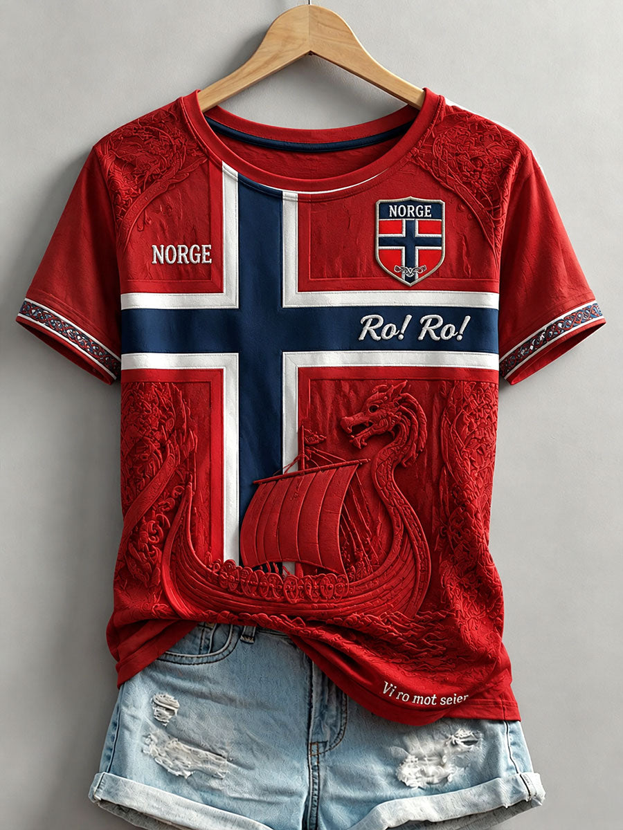 Kvinner Norge Viking T-skjorter