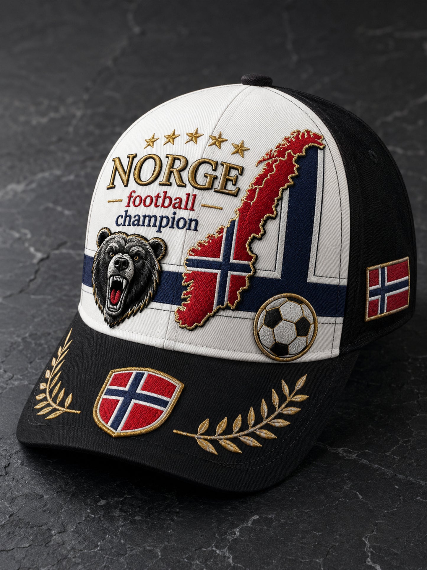 Unisex norsk vikingtema Patriotisk kulturkunst Print Hatt