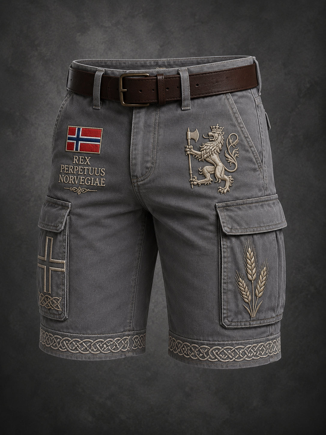 Menns St. Olaf-dag minnekunst Skriv ut shorts