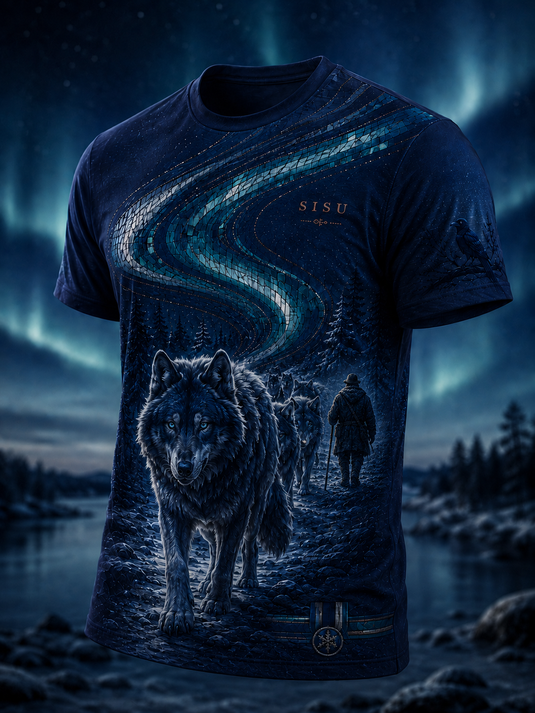 Herr T-shirt Sisu med korta ärmar för veteraner