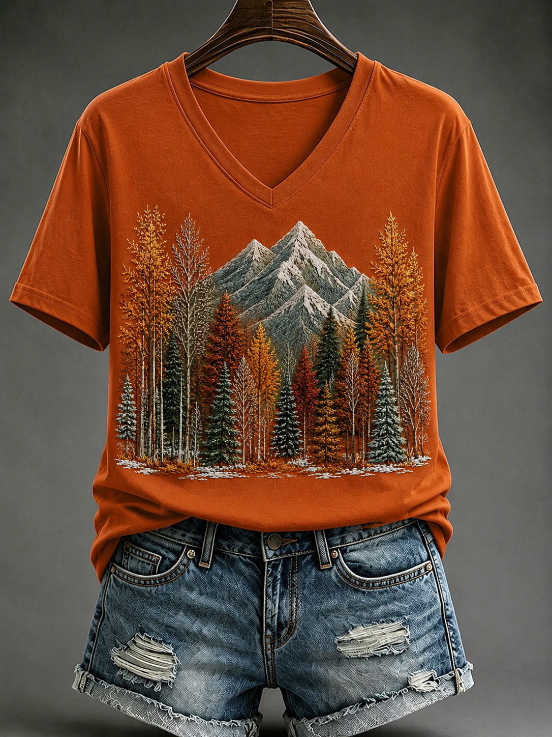 Damfall Kortarmad T-shirt