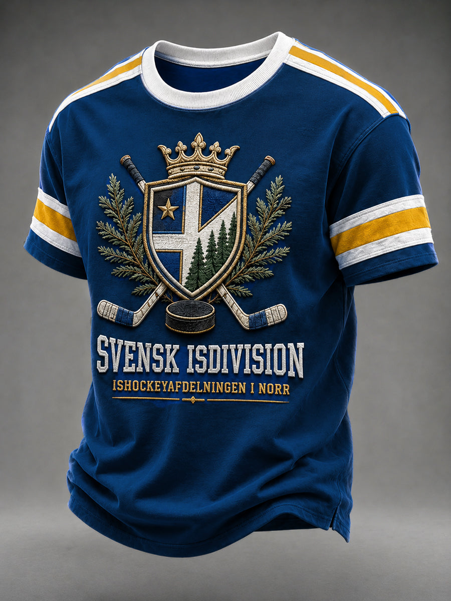 Retro Swedish Hockey Casual T-shirt