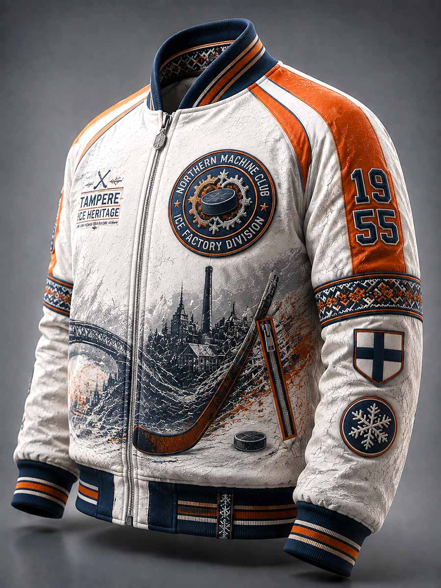 Miesten jääkiekkotakki Tappara -muistopainatuksella