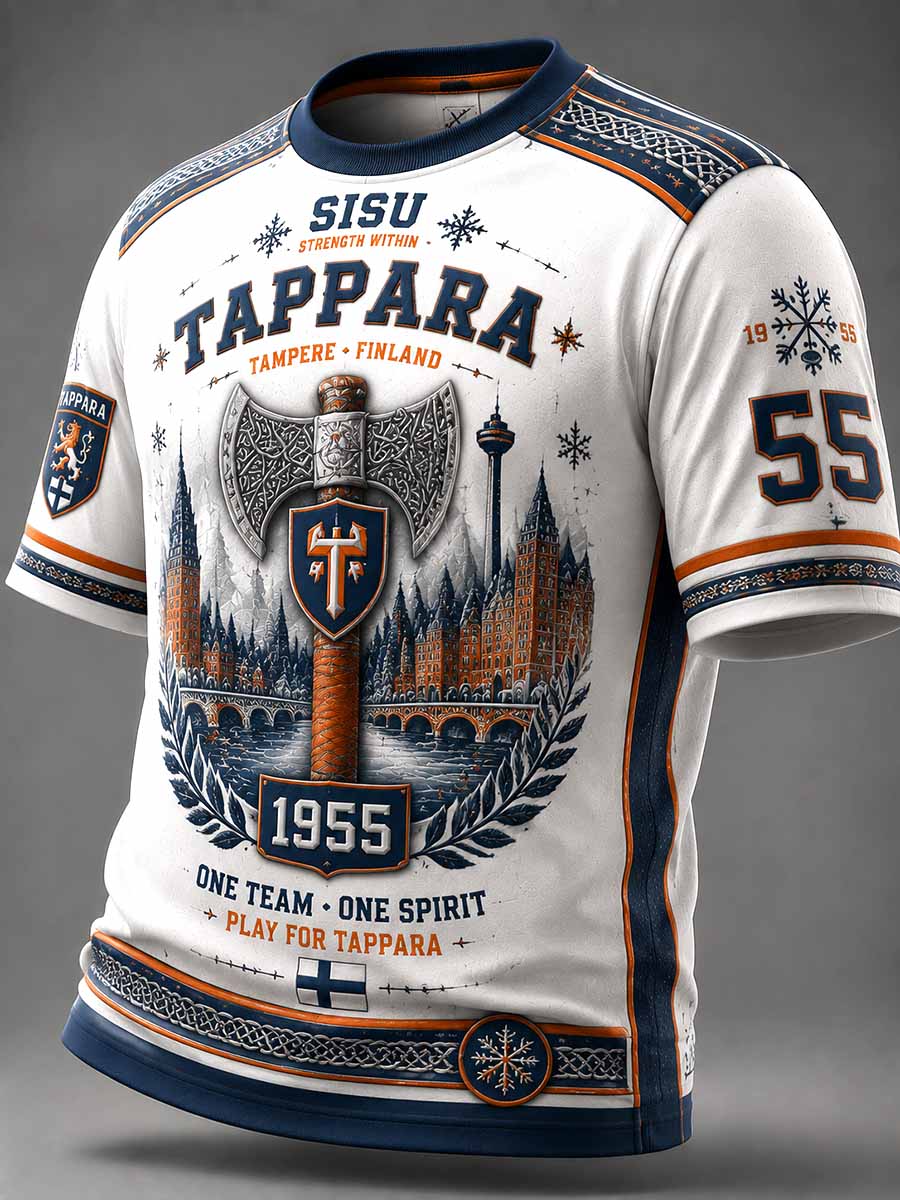 Miesten jääkiekko Tappara 1955 -juhlapainatus T-paita