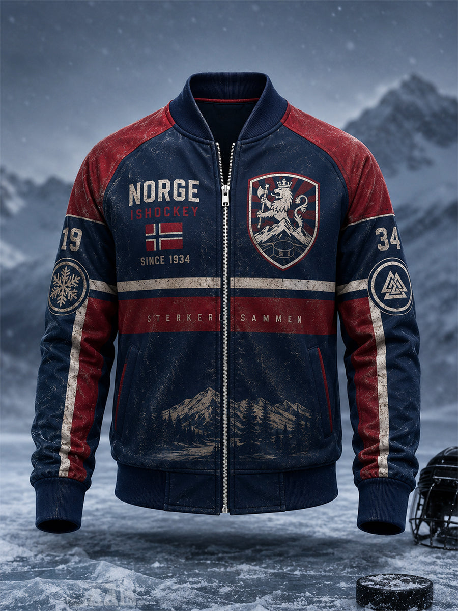Menns norsk ishockeyjakke