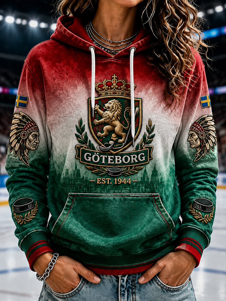 Dammuddningströja i retrostil från Göteborg Hockey Classic