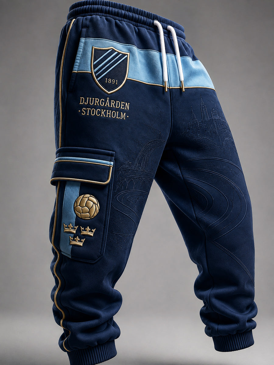 Retro Djurgården Fotboll Casual Byxor