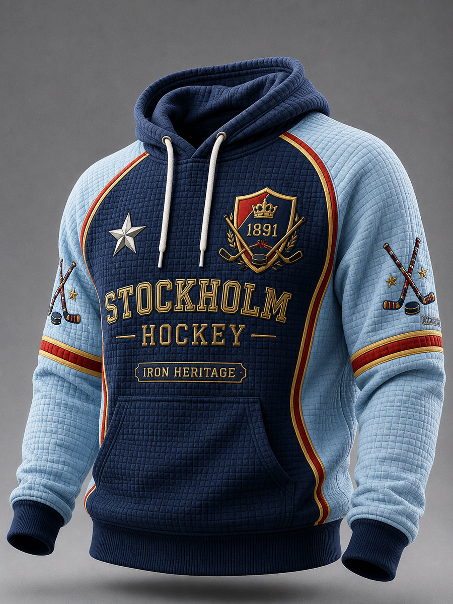 Herrarnas Djurgården Hockey-huvtröja med minnesmärke