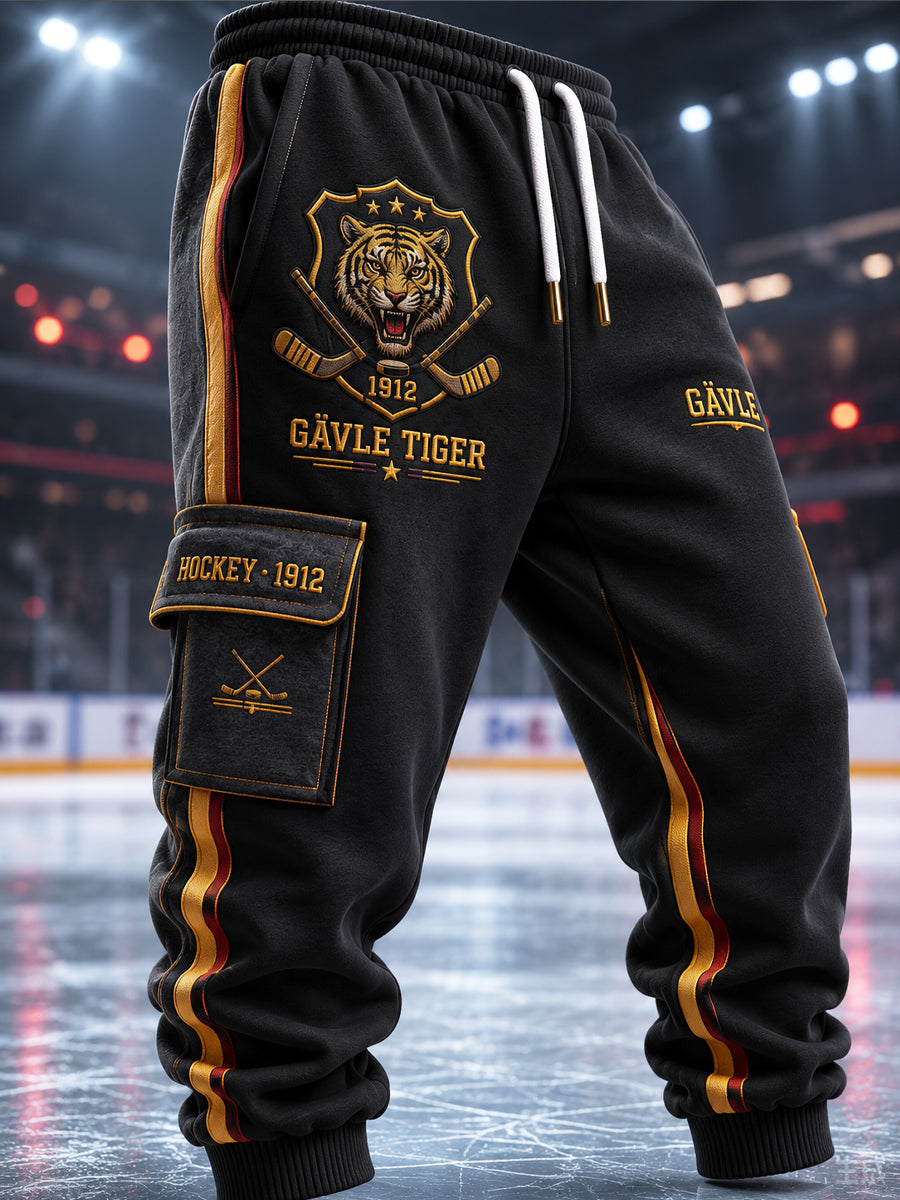 Svart Guld Tiger Hockey Fritidshus