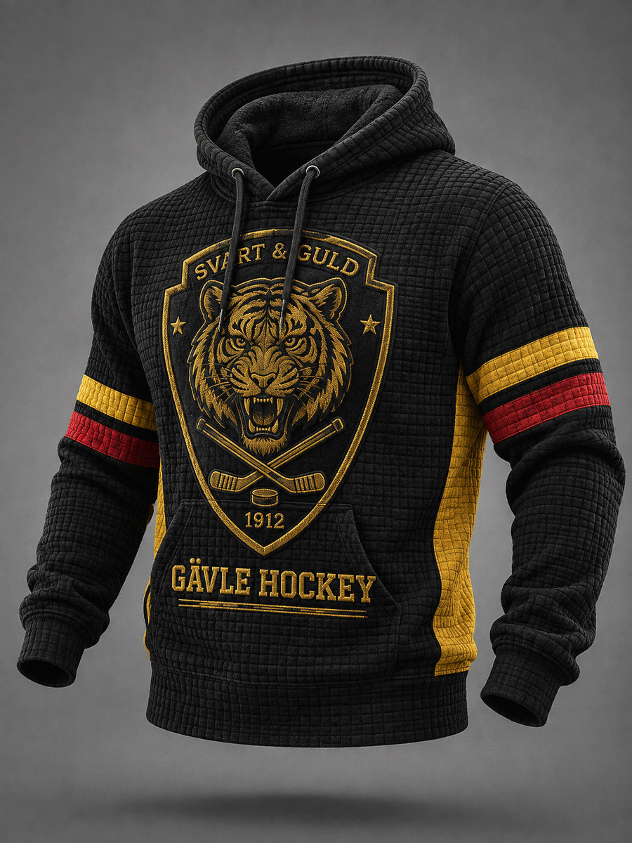 Gävle Hockey Tigermönstrad huvtröja