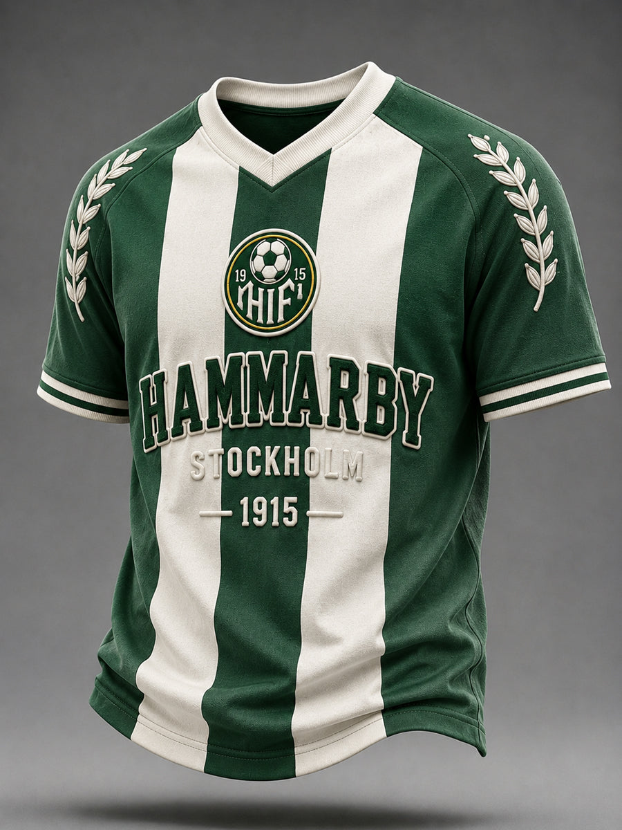 Hammarby Grönt & Vitt 1915 Fotbollsv-nyckeltröja