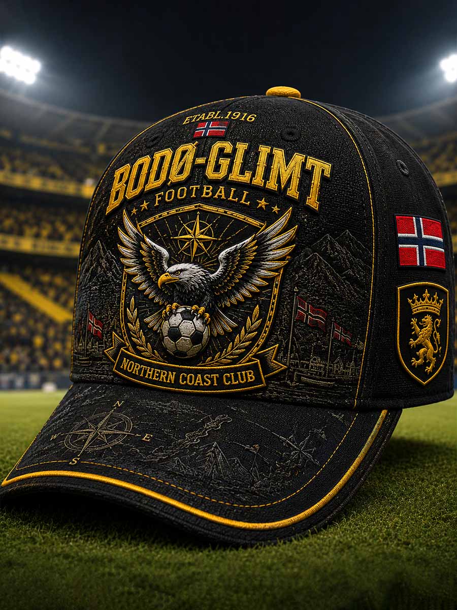 Unisex Bodø Glimt fotballtrykk caps