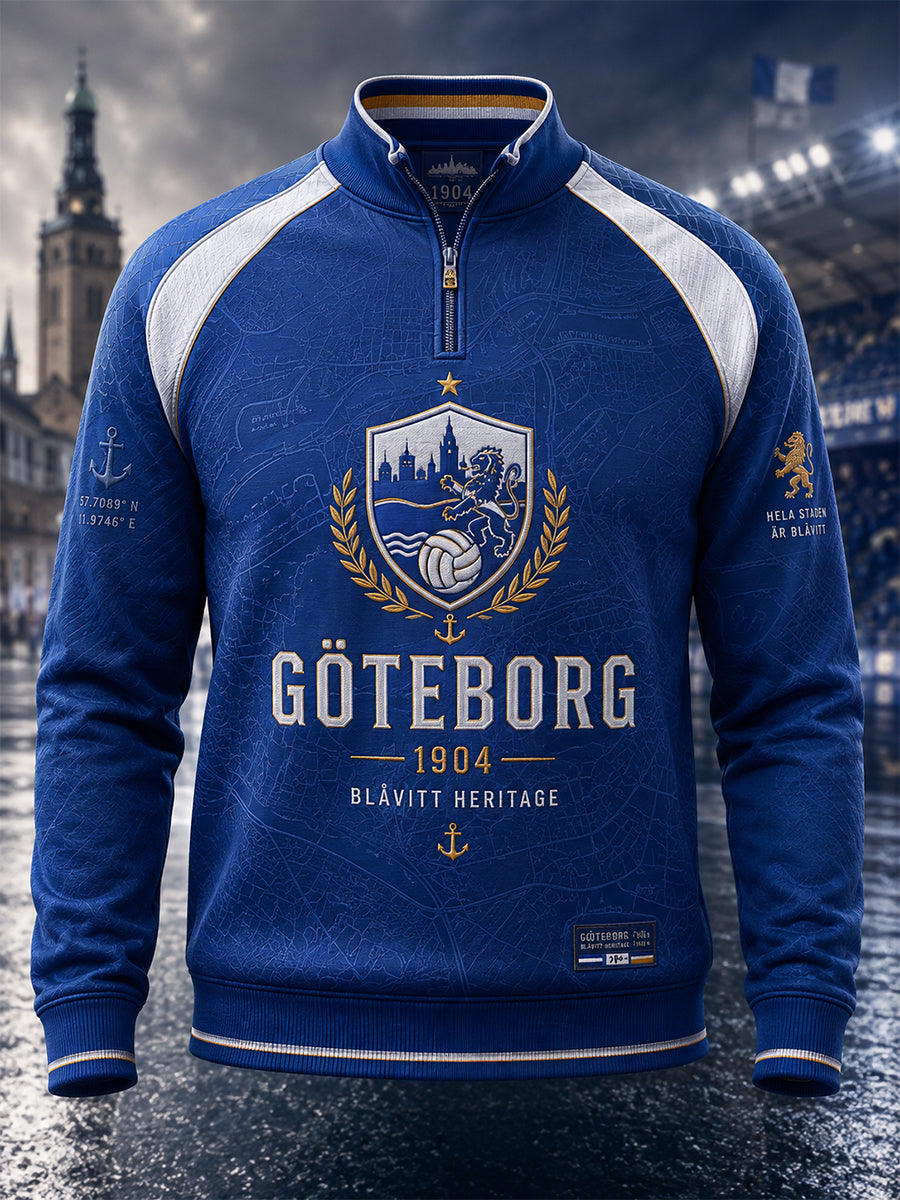 Herr Retro IFK Göteborg Svenska fotbollskärlare blixtlåst