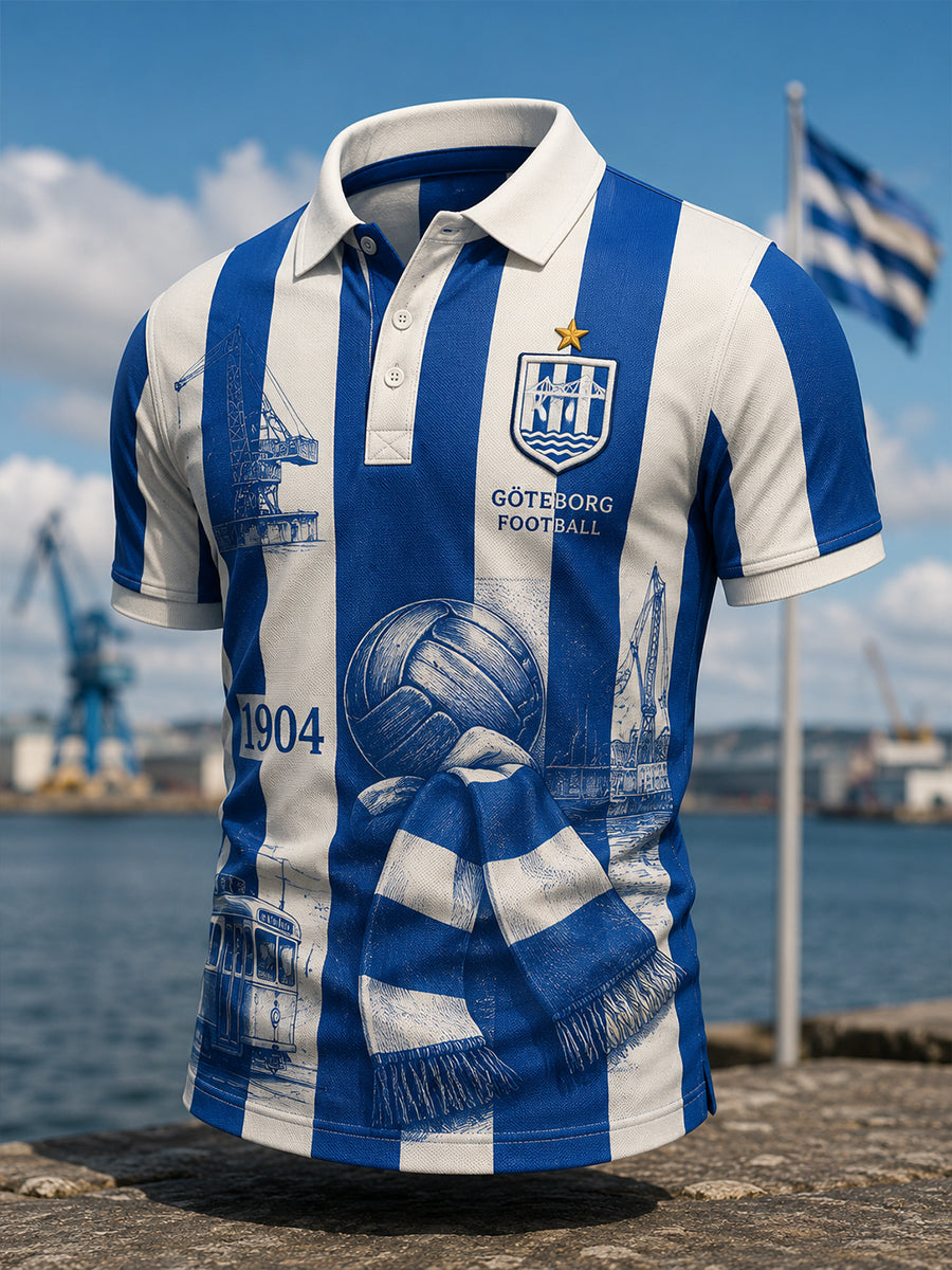 Herrarnas svenska fotbollströja IFK Göteborg Fans älskare kortärmad t-shirt