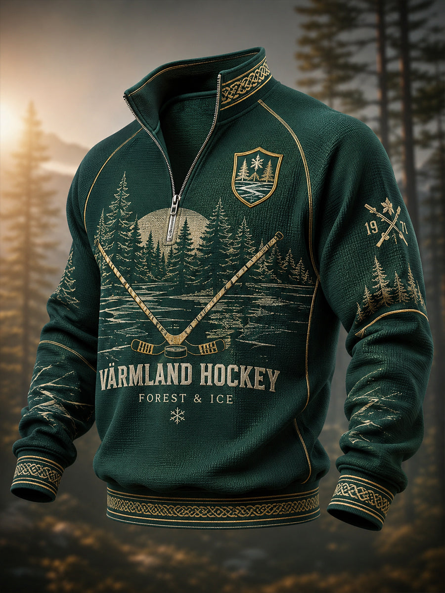 Herrtröja i svensk ishockey för Färjestad BK-fans och älskare, långärmad
