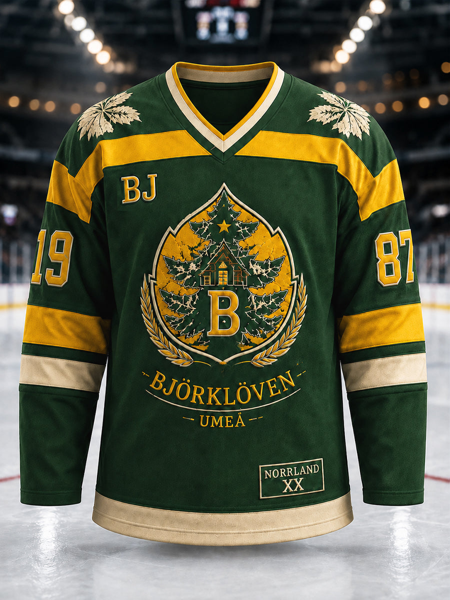 Björklöven grön guld för evigt T-shirt